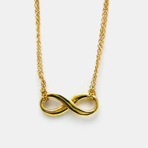 K Gold Infinity Pendant Necklace - Tiffany & Co. - Modalova