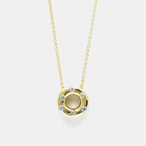 K Gold, Platinum and Diamond Etoile Pendant Necklace - Tiffany & Co. - Modalova