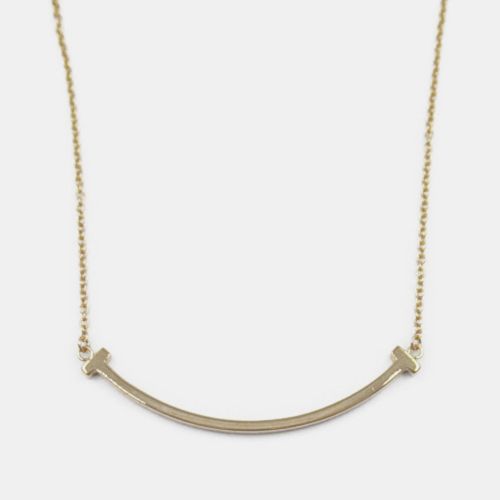 K Gold T Smile Pendant Necklace - Tiffany & Co. - Modalova