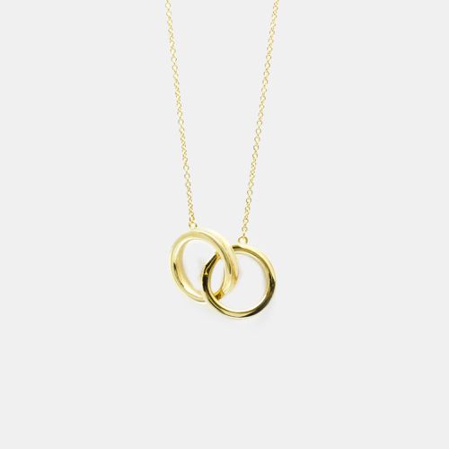 K Gold 1837 Interlocking Circles Pendant Necklace - Tiffany & Co. - Modalova