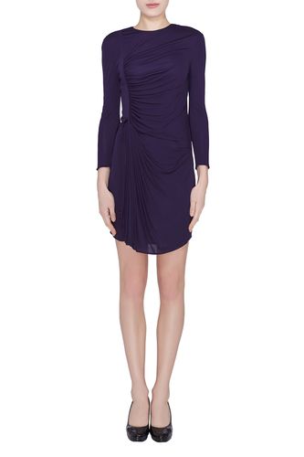 Jersey Ruched Front Draped Long Sleeve Dress XS - 3.1 Phillip Lim - Modalova