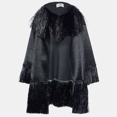 Synthetic Fringed Overcoat S - Valentino - Modalova