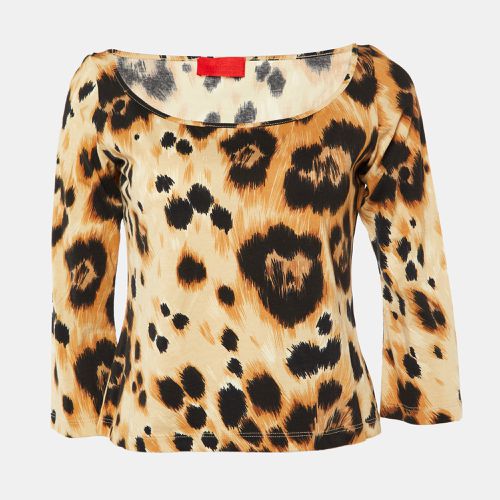 Animal Print Cotton Long Sleeve T-Shirt L - Valentino - Modalova