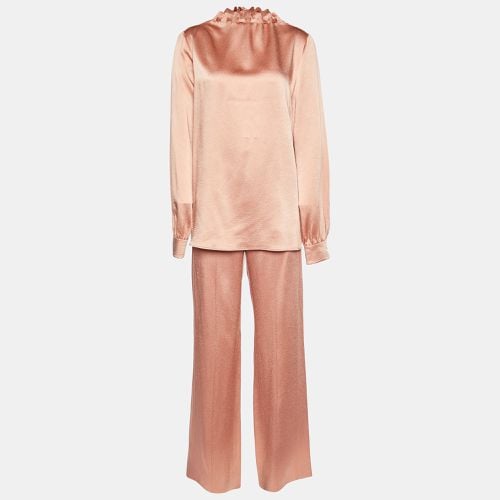 Peach Satin Top & Pant Set M - Valentino - Modalova