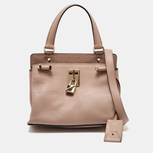 Dusty Leather RockStud Small Joylock Top Handle Bag - Valentino - Modalova