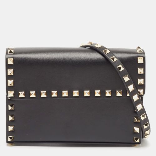 Leather Small Rockstud Flap Crossbody Bag - Valentino - Modalova