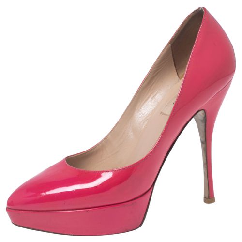 Patent Leather Platform Pumps Size 37.5 - Valentino - Modalova