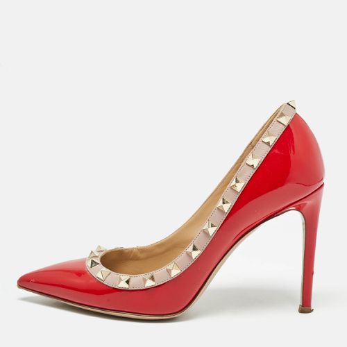 Patent Leather Rockstud Pumps Size 36 - Valentino - Modalova