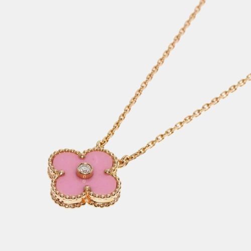 K Rose and Diamond 2015 Limited Edition Vintage Alhambra Pendant Necklace - Van Cleef & Arpels - Modalova