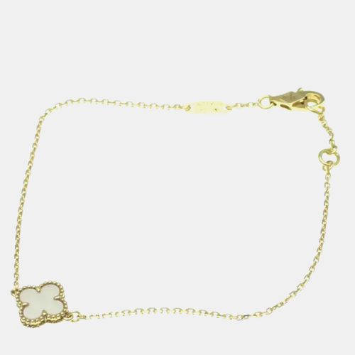 K Gold Shell Sweet Alhambra Bracelet - Van Cleef & Arpels - Modalova