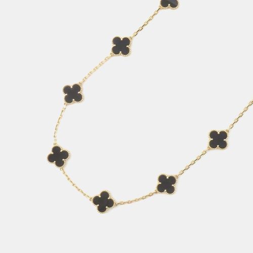 K Gold Vintage Alhambra Long Necklace 20 motifs - Van Cleef & Arpels - Modalova