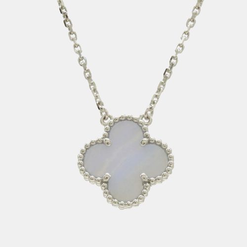 Chalcedony Gold VCA Alhambra Necklace - Van Cleef & Arpels - Modalova