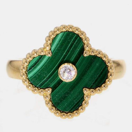 K Gold Vintage Alhambra Ring Size 49 - Van Cleef & Arpels - Modalova