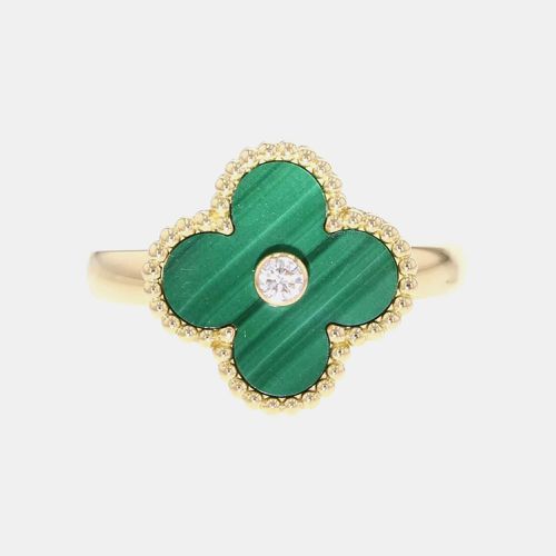 K Gold and Diamond Vintage Alhambra Ring EU 55 - Van Cleef & Arpels - Modalova