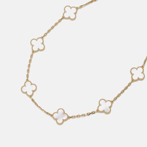 K Gold Vintage Alhambra Necklace 10 Motifs - Van Cleef & Arpels - Modalova