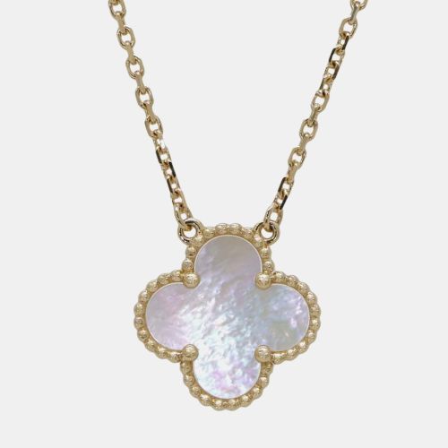 K Gold, Mother of Pearl Vintage Alhambra Necklace - Van Cleef & Arpels - Modalova