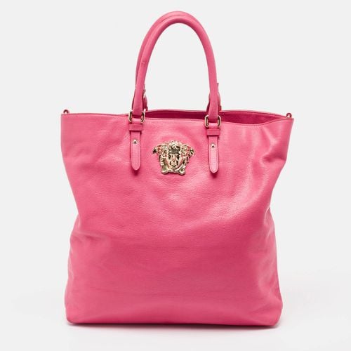 Neon Leather Palazzo Medusa Vertical Tote - Versace - Modalova