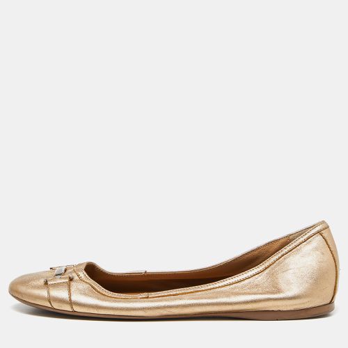 Leather Ballet Flats Size 37 - Versace - Modalova