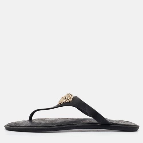 Rubber Medusa Flat Slides Size 37 - Versace - Modalova