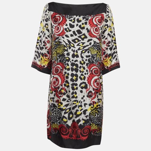 Printed Silk Mini Dress XL - Versace Collection - Modalova