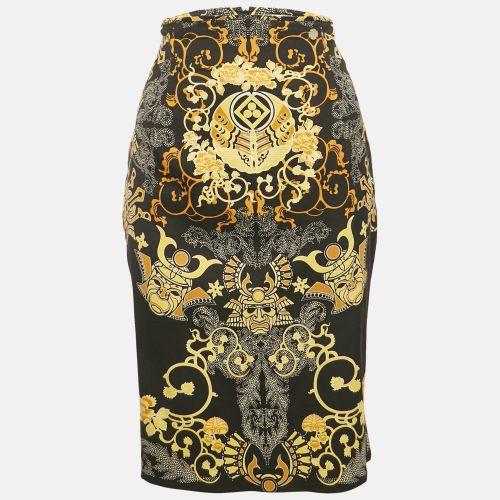 Printed Crepe Pencil Skirt M - Versace Collection - Modalova