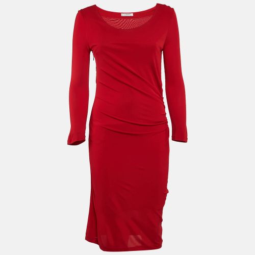 Jersey Ruched Short Dress M - Versace Collection - Modalova