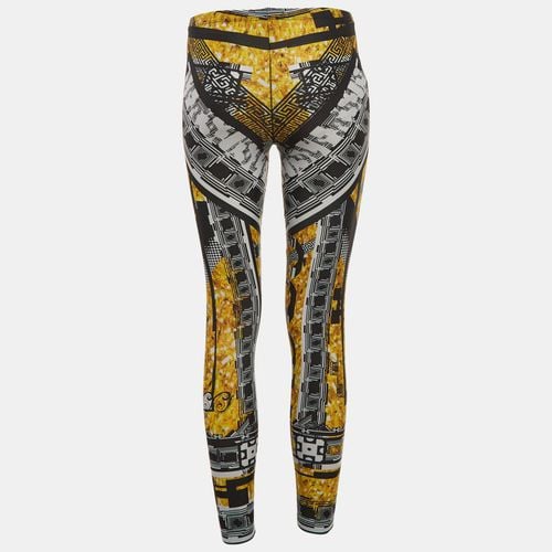 Yellow/ Printed Jersey Leggings S - Versus Versace - Modalova