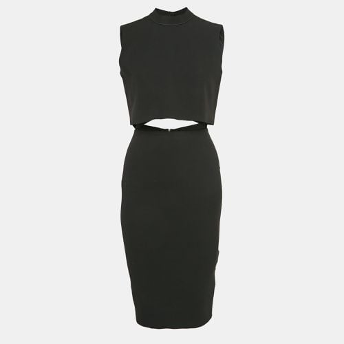 Crepe Cut-Out Detail Short Dress S - Victoria Beckham - Modalova