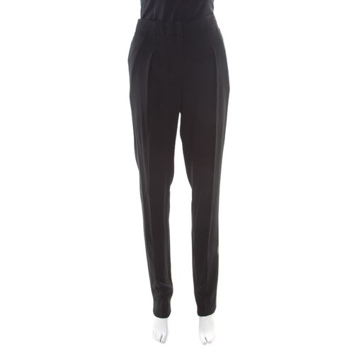 Crepe Pleated High Waist Tailored Trousers L - Vionnet - Modalova