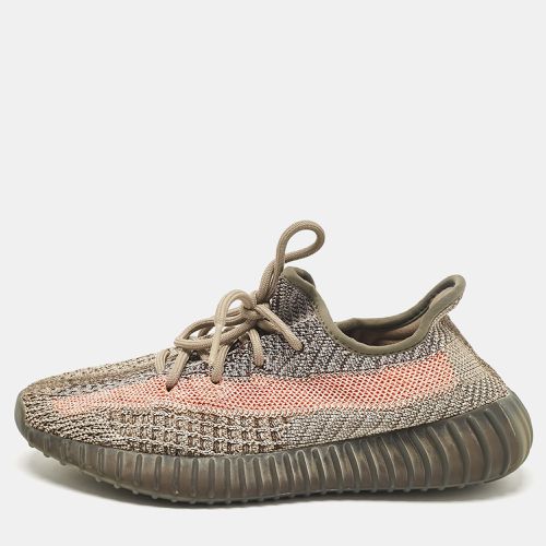 Beige Knit Fabric Boost 350 V2 Ash Stone Sneakers Size 38 2/3 - Yeezy x Adidas - Modalova