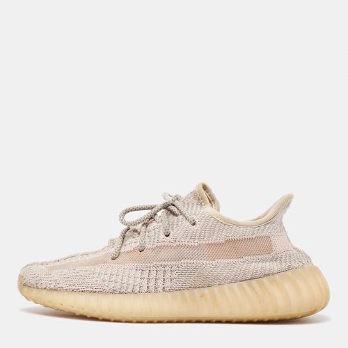 Two Tone Knit Fabric Boost 350 V2 Synth Sneakers Size 38 2/3 - Yeezy x Adidas - Modalova