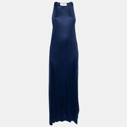 Silk Knit Layered Sleeveless Maxi Dress S - Yves Saint Laurent - Modalova