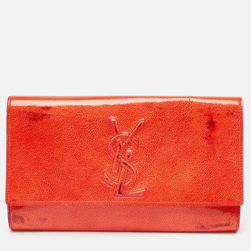 Patent Leather Belle De Jour Flap Clutch - Yves Saint Laurent - Modalova