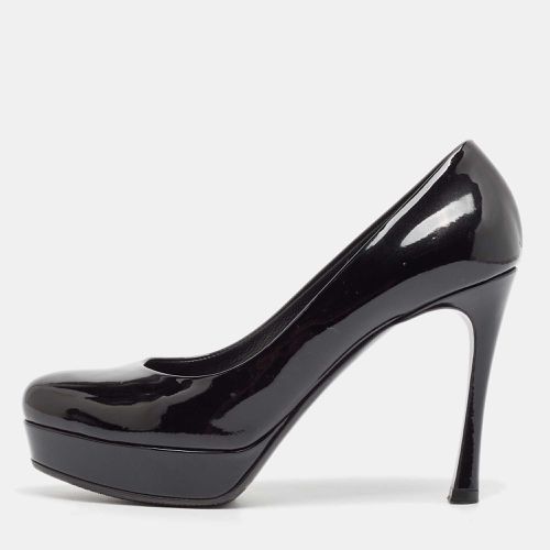 Patent Leather Platform Pumps Size 37.5 - Yves Saint Laurent - Modalova