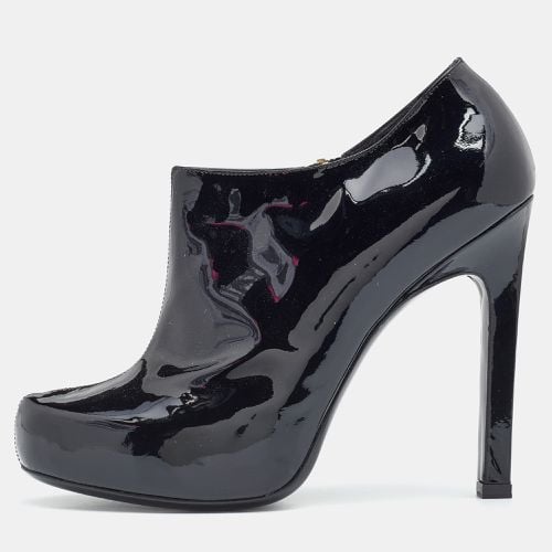 Patent Leather Platform Booties Size 38.5 - Yves Saint Laurent - Modalova