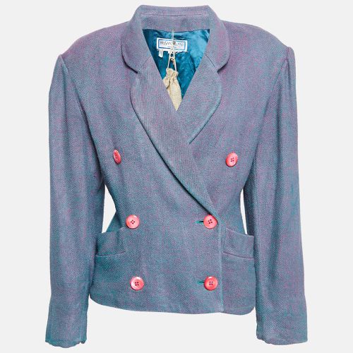 Pink Wool Double Breasted Blazer M - Yves Saint Laurent Variation - Modalova