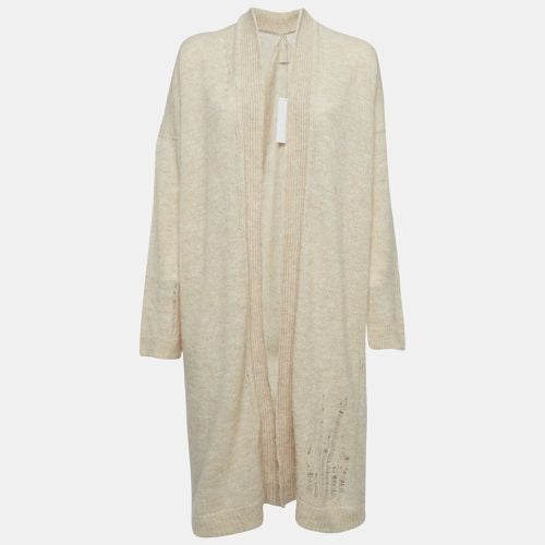 Wool Blend Knit Ripped Style Long Cardigan M/L - Zadig & Voltaire - Modalova