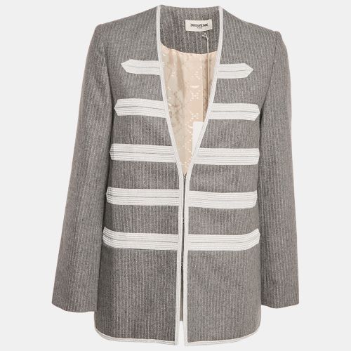 Striped Wool Blend Judo Style Ville Jacket M - Zadig & Voltaire - Modalova