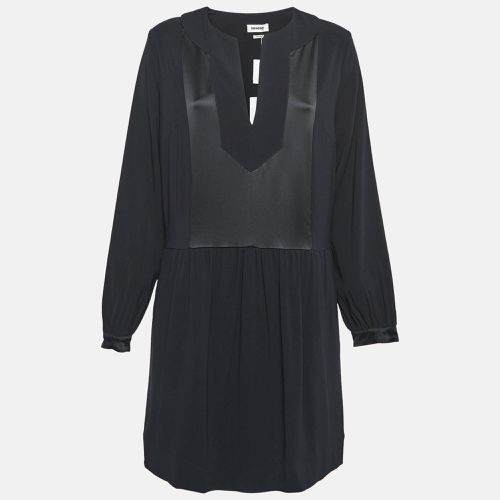 Crepe & Satin Gathered Short Dress L - Zadig & Voltaire - Modalova