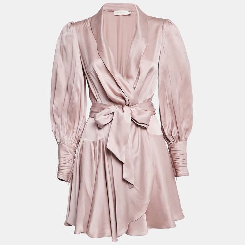 Silk Wrap-Up Mini Dress XS - Zimmermann - Modalova