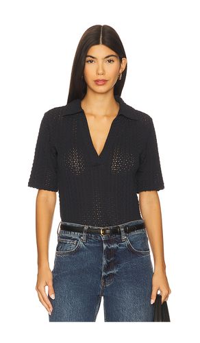 Elbow Sleeve Polo Top in . Taglia L. Also in M, S, XS - Vince - Modalova