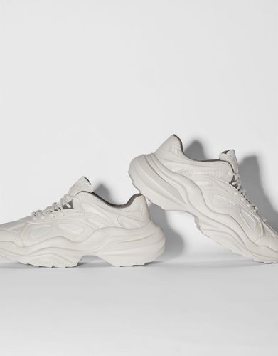 Deportivas Volumen Combinadas Rejilla Hombre Hombre 40 - Bershka - Modalova
