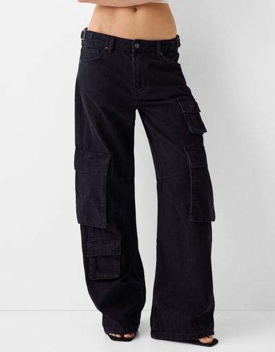 Jeans Cargo Multipocket Mujer 32 - Bershka - Modalova