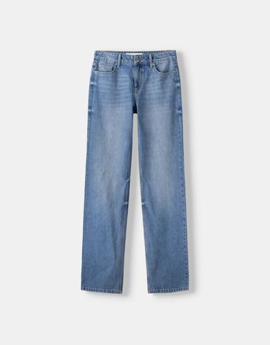 Jeans Straight Low Waist Bskteen 40 - Bershka - Modalova