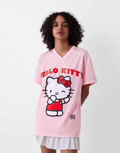 Camiseta Hello Kitty Mania Filtro Digital Manga Corta Mujer S - Bershka - Modalova