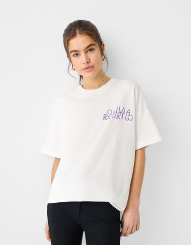 Camiseta Olivia Rodrigo Manga Corta Print Mujer L - Bershka - Modalova