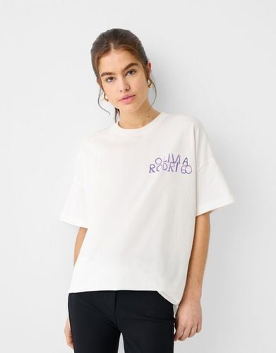 Camiseta Olivia Rodrigo Manga Corta Print Mujer Xs - Bershka - Modalova