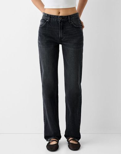 Jeans Straight Mujer 34 - Bershka - Modalova