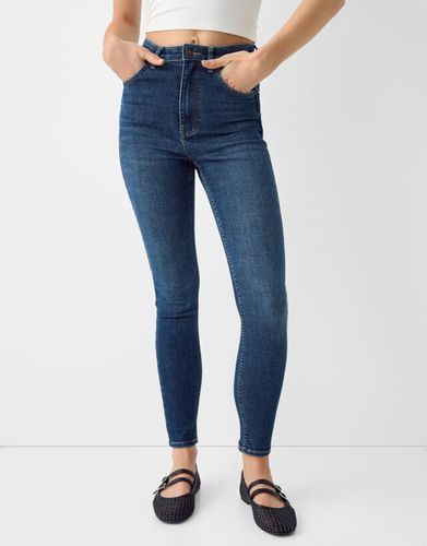 Jeans Super High Waist Skinny Mujer 36 - Bershka - Modalova