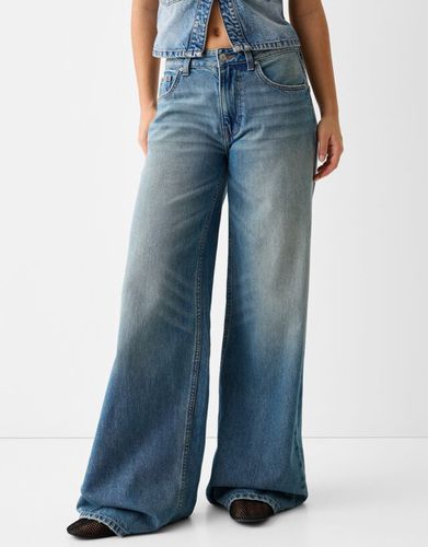 Jeans Wide Leg Mujer 38 - Bershka - Modalova
